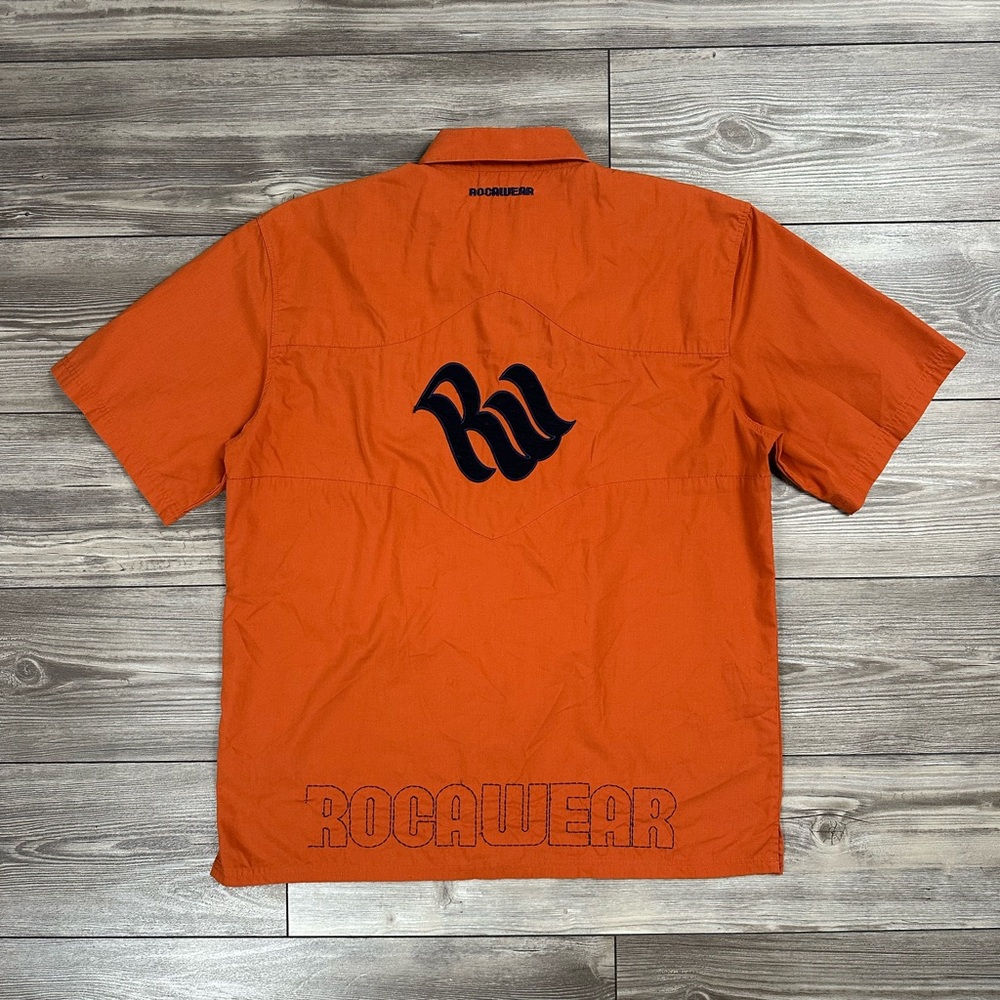 Y2K Rocawear Short Sleeve Button-Up - Picture 2 of 6